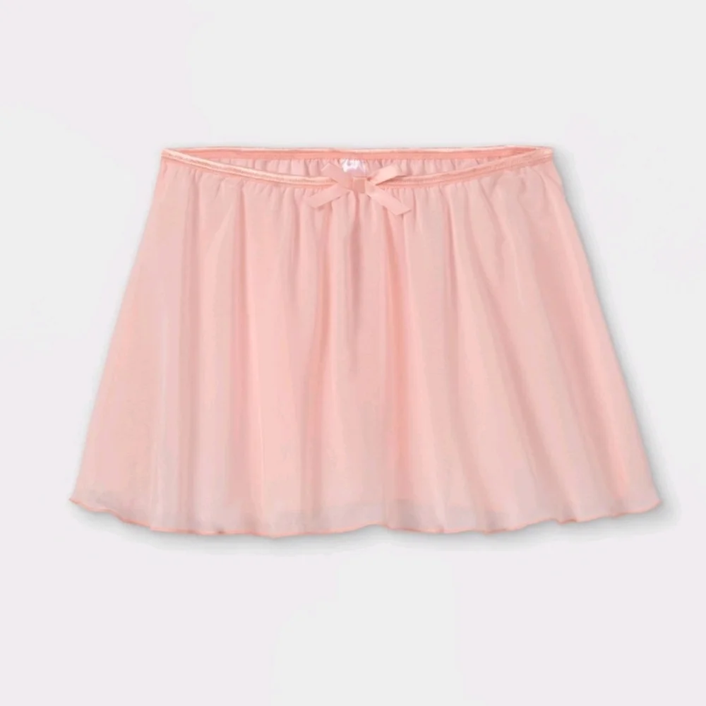 NWT Cat & Jack Girls' Dance Activewear Pink Skirt - Picture 1 of 3